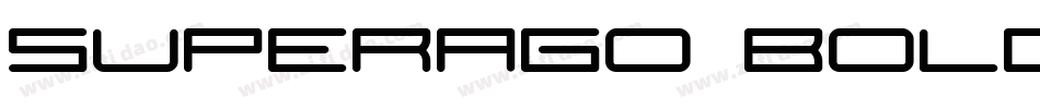 Superago Bold字体转换